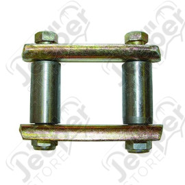 Suspension Leaf Spring Shackle Kit; 55-75 Jeep CJ5/CJ6