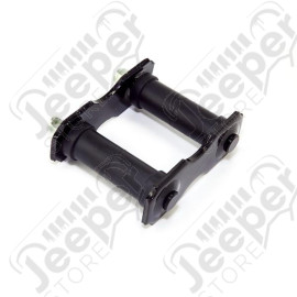 Suspension Leaf Spring Shackle Kit, Rear; 76-86 Jeep CJ