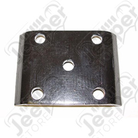 Suspension Leaf Spring Plate, Rear; 87-95 Jeep Wrangler YJ