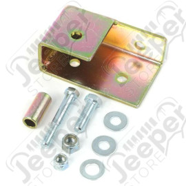 Suspension Track Bar Relocation Bracket, Rear; 97-06 Jeep Wrangler TJ