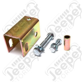 Suspension Track Bar Relocation Bracket, Rear; 87-95 Jeep Wrangler YJ