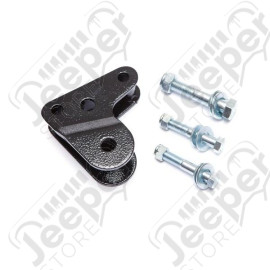 Suspension Track Bar Relocation Bracket, Front; 07-18 Jeep Wrangler JK