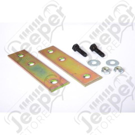 Brake Hose Relocation Bracket Kit, 2-4 Inch Lift; 07-18 Wrangler JK