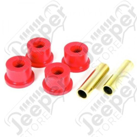 Suspension Frame Shackle Bushing Kit, Rear; 84-99 Jeep Cherokee XJ