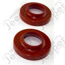 Suspension Coil Spring Spacer Kit, Front; 97-06 Jeep Wrangler TJ