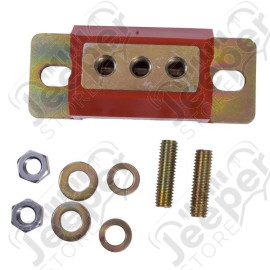 Transmission Mount, Red; 63-95 Jeep CJ/Grand Wagoneer/Wrangler SJ/YJ