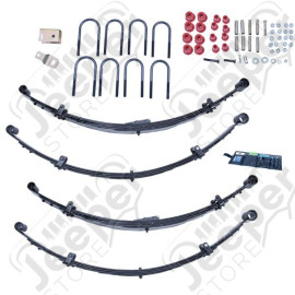 Suspension Lift Kit, 4 Inch, No Shocks; 87-95 Jeep Wrangler YJ