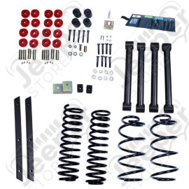 Suspension Lift Kit, 2 Inch, No Shocks; 04-06 Wrangler Unlimited LJ