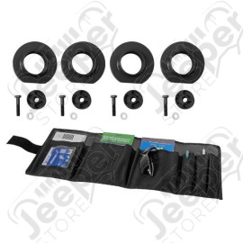 Suspension Coil Spring Spacer Kit, 2 Inch Lift; 97-06 Jeep Wrangler TJ