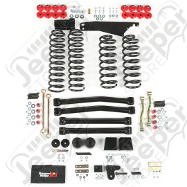 Suspension Lift Kit, 4 Inch, No Shocks; 07-18 Jeep Wrangler JK
