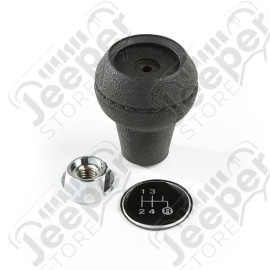 Transfer Case Shift Knob Kit, T4/T176/T177; 80-86 Jeep CJ