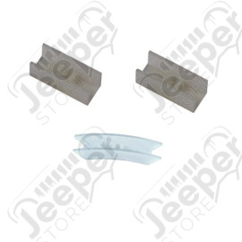 Transfer Case Shift Fork Pad Kit, NP231; 87-90 Jeep Wrangler