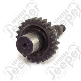 Transfer Case Output Shaft, Front, NP231; 87-02 Jeep Wrangler