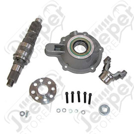 Transfer Case Mega Short Slip Yoke Eliminator (SYE) Kit; 88-06 YJ/TJ