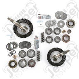 Ring and Pinion Kit, 4.56 Ratio; 97-06 Wrangler, for Dana 30/44