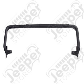 Light Bar, Windshield Mount, Textured Black; 07-18 Jeep JK/JKU