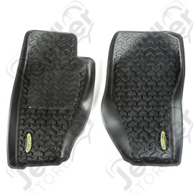 All Terrain Floor Liner, Front Pair, Black; 08-12 Jeep Liberty KK