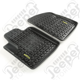 All Terrain Floor Liner, Front Pair, Black; 14-18 Jeep Cherokee KL