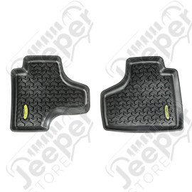 All Terrain Floor Liner, Rear Pair, Black; 08-12 Jeep Liberty KK