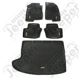 All Terrain Floor Liner Set, Black; 07-17 Jeep Compass/Patriot MK