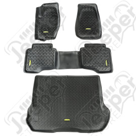 All Terrain Floor Liner Set, Black; 05-10 Jeep Grand Cherokee WK