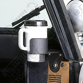Cup Holder, Windshield Mounted; 76-95 CJ5/CJ7/CJ8/Wrangler YJ