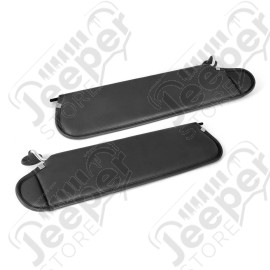 Sun Visor Kit, Agate; 97-02 Jeep Wrangler TJ