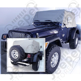 Cab Cover, Gray; 92-06 Jeep Wrangler YJ/TJ
