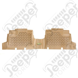 All Terrain Floor Liner, Rear, Tan; 07-18 Jeep Wrangler JKU