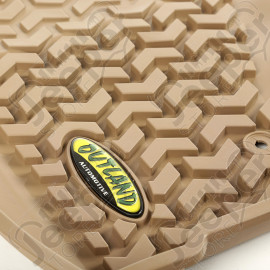 All Terrain Floor Liner kit, Tan; 08-12 Jeep Liberty KK