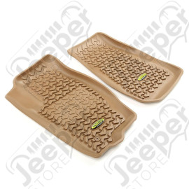 All Terrain Floor Liner Kit, Tan; 05-10 Grand Cherokee/Commander