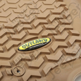 All Terrain Floor Liner Kit, Tan; 05-10 Grand Cherokee/Commander