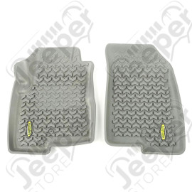 All Terrain Floor Liner, Front Pair, Gray; 07-17 Jeep MK/Dodge Caliber