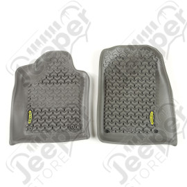 All Terrain Floor Liner, Front Pair, Gray; 11-18 WK2/Dodge Durango