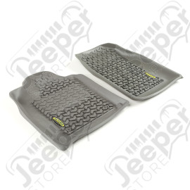 All Terrain Floor Liner, Front Pair, Gray; 11-18 WK2/Dodge Durango