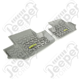 All Terrain Floor Liner, Rear Pair, Gray; 07-18 Wrangler JK, 2 Door
