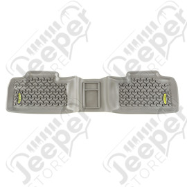 All Terrain Floor Liner, Rear, Gray; 11-18 Jeep WK2/Dodge Durango