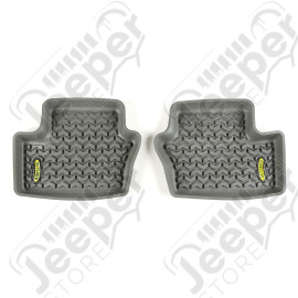 All Terrain Floor Liner, Rear Pair, Gray; 07-17 MK/Dodge Caliber