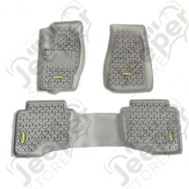 All Terrain Floor Liner Kit, Gray; 05-10 Grand Cherokee/Commander