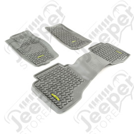 All Terrain Floor Liner Kit, Gray; 05-10 Grand Cherokee/Commander