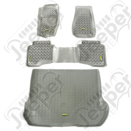 All Terrain Floor Liner Set, Gray; 05-10 Jeep Grand Cherokee WK