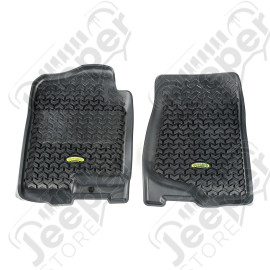 All Terrain Floor Liner, Front Pair, Black; 07-14 GM Truck/SUV