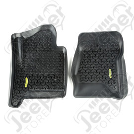 All Terrain Floor Liner, Front Pair, Black; 15-17 GM SUV/Truck
