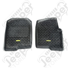 All Terrain Floor Liner, Front Pair, Black; 04-08 Ford F-150