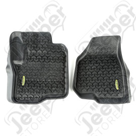 All Terrain Floor Liner, Front Pair, Black; 12-18 Ford F-250/F-350