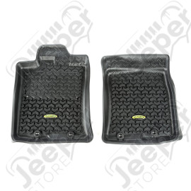 All Terrain Floor Liner, Front Pair, Auto, Black; 12-14 FJ Cruiser