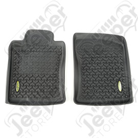 All Terrain Floor Liner, Front Pair, Black; 10-13 Toyota 4Runner
