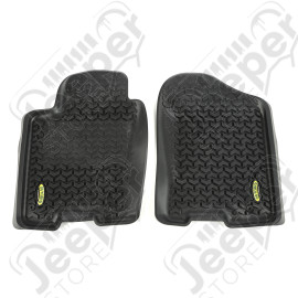 All Terrain Floor Liner, Front Pair, Black; 12-18 Nissan Armada/Titan