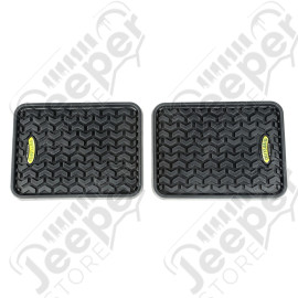 All Terrain Floor Liner, Rear Pair, Black, Trucks, Universal