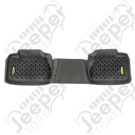 All Terrain Floor Liner, Rear, Black; 07-13 Silverado/Sierra 1500